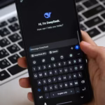 image of person using a smartphone