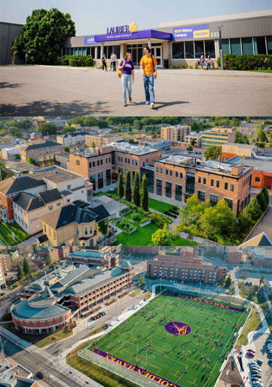 images of all existing 3 Laurier campuses
